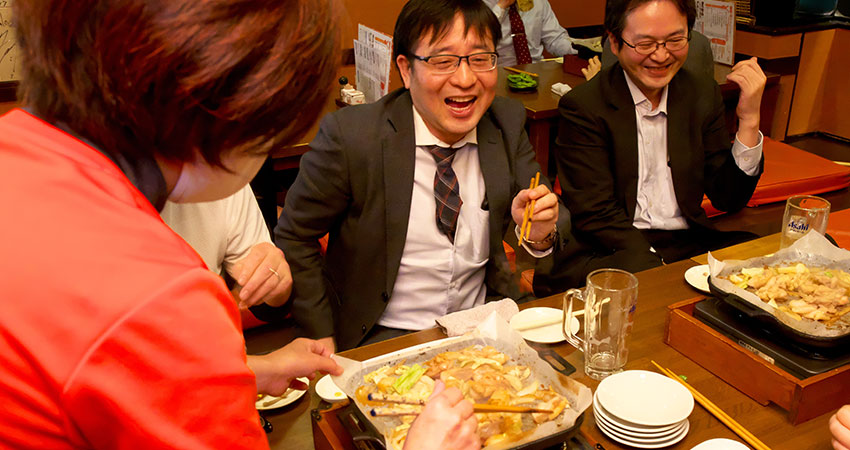 いつもの仲間と